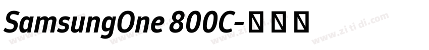 SamsungOne 800C字体转换